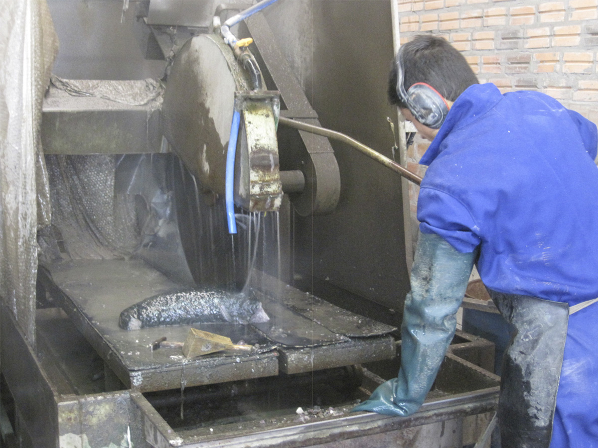 cortadora de amatista