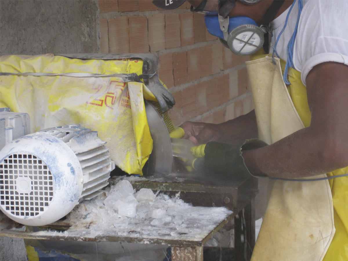 pulidora de cristales de cuarzo