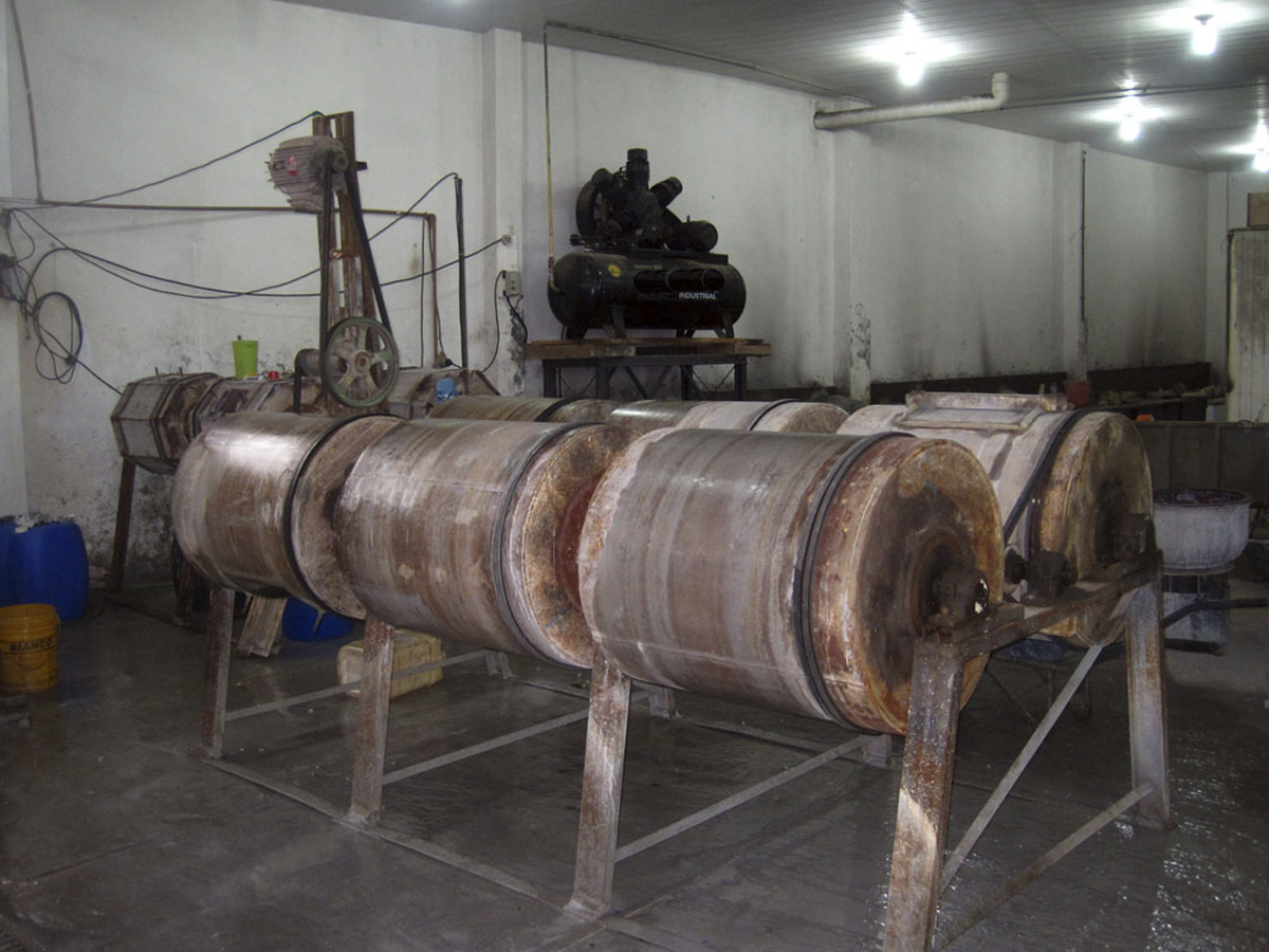 tambor giratorio de arena de carburo de silicio