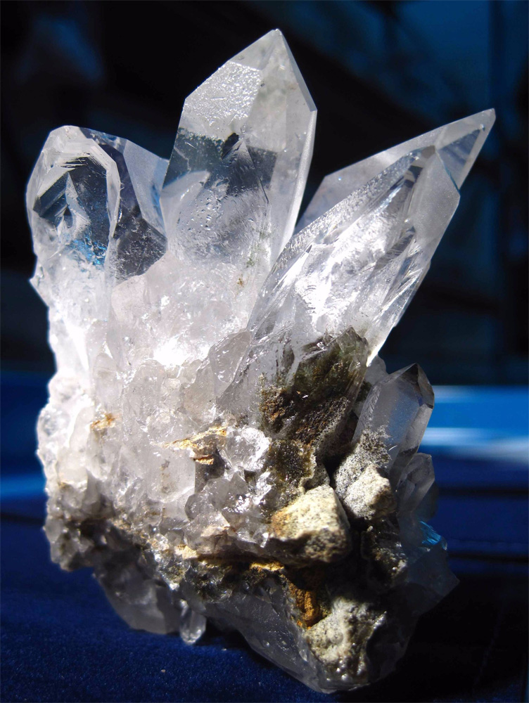 drusa cuarzo matriz roca