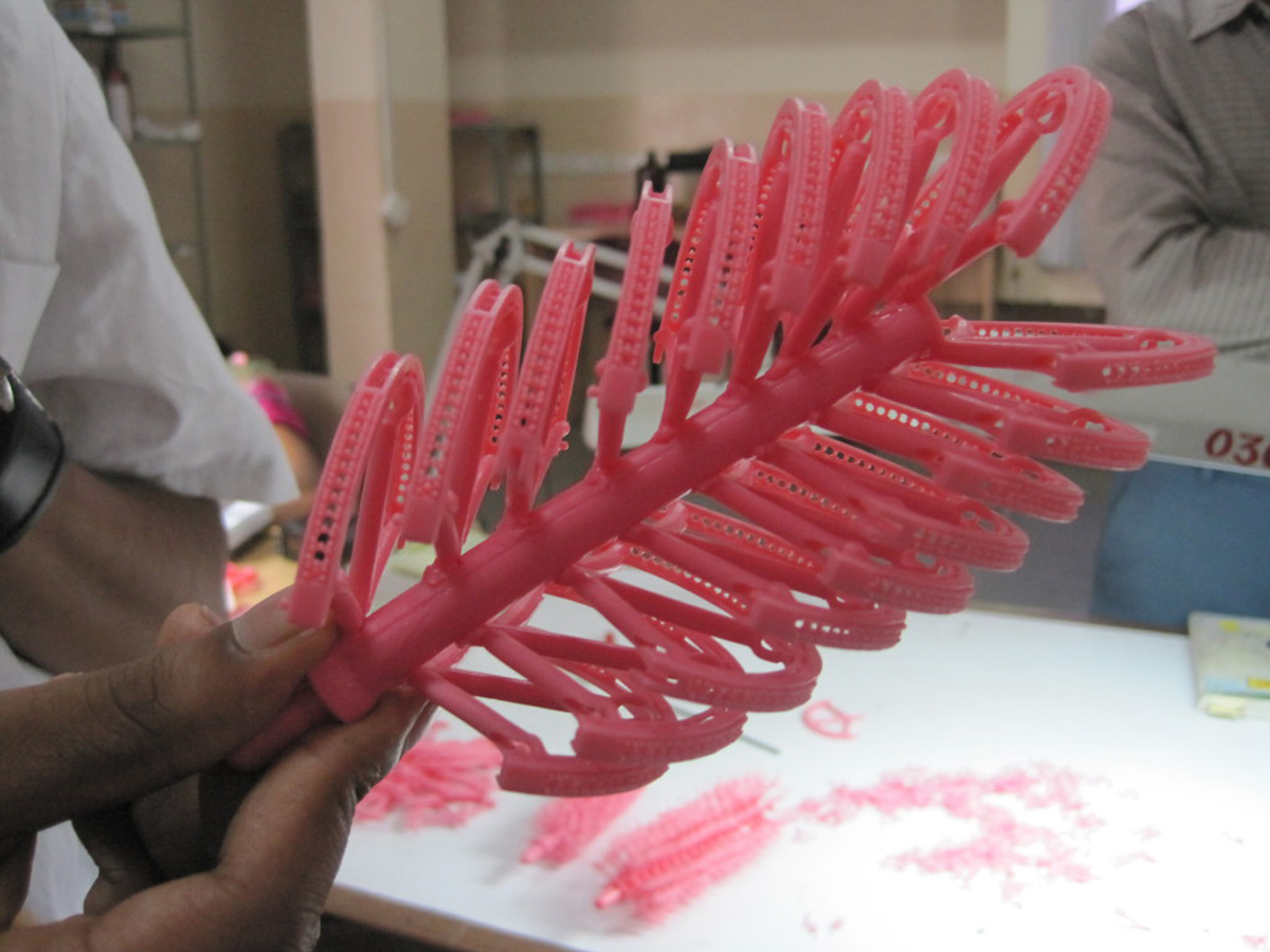 molde de cera para la elaboracion de pulseras de plata