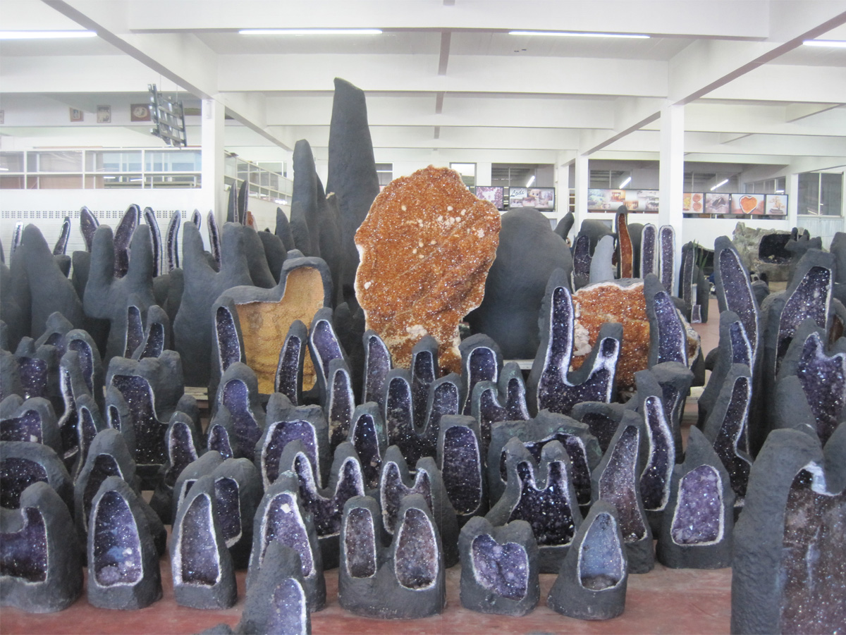 lote de geodas de amatista