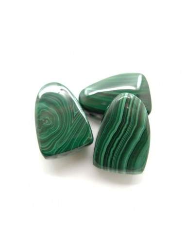 Pendant of Malachite Plane Roll Pierced