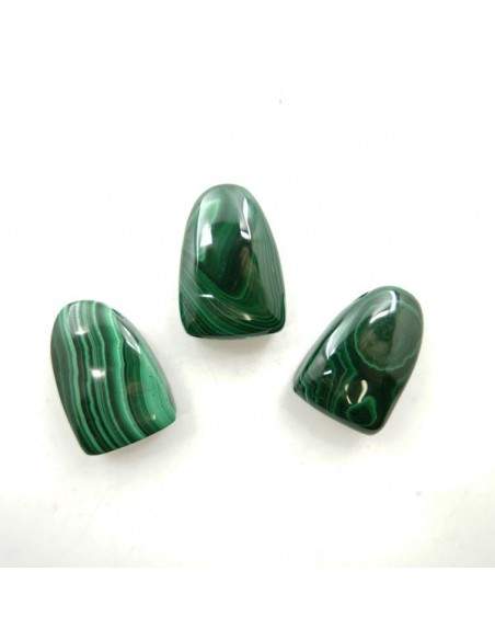 Pendant of Malachite Plane Roll Pierced