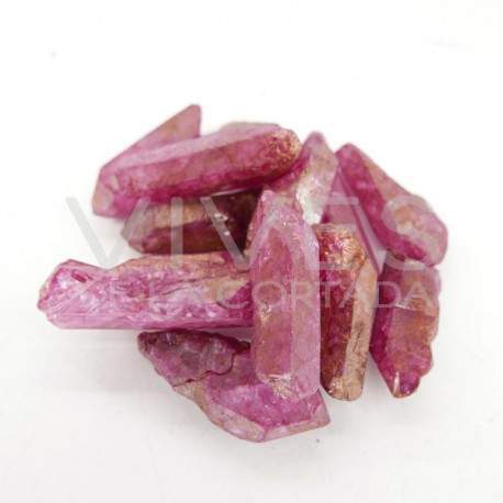 points of Quartz Pink in Raw (Pack 250gr)