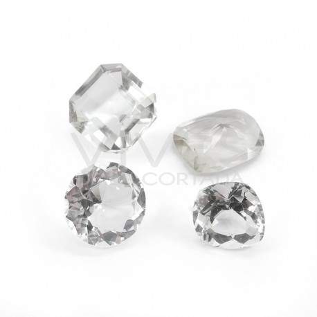 Quartz Faceted Small Shapes