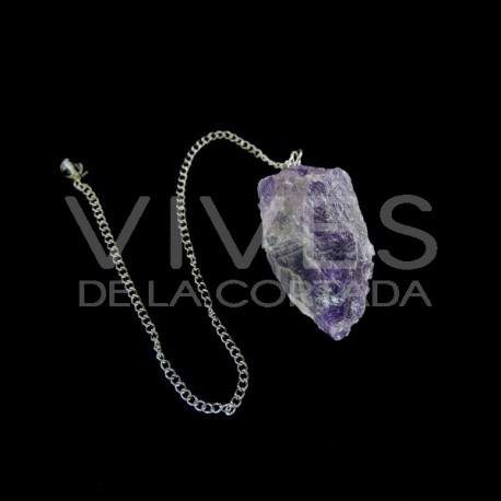 Pêndulo em bruto de ametista