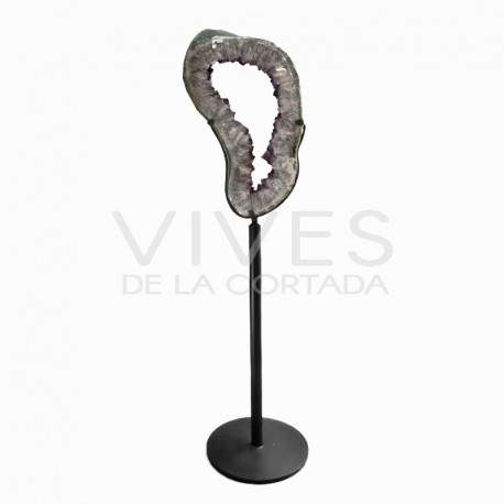 Drusa ametista com base metálica A30