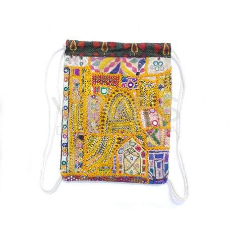 Mochila de Tela Cuerdas