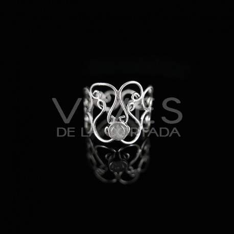 Anel prateado A24