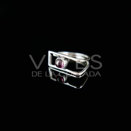 Anel prateado A28
