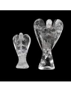 Anges sculptés en blanc Quartz blanc.