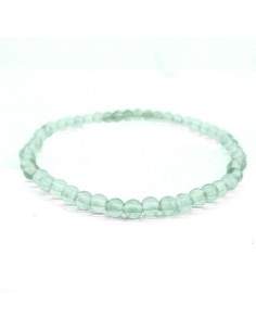 Pulsera de Fluorita Verde Bola Lisa 4mm