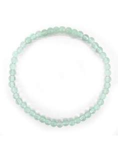 Pulsera de Fluorita Verde Bola Lisa 4mm 2