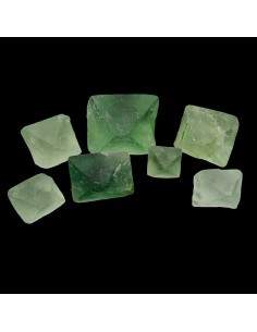 Octaedros de Fluorite Arco-íris Natural (Embalagem 250g)