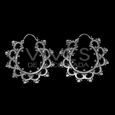 Brincos com banho de prata -P28-