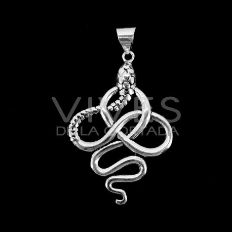 Pendentif plaqué argent -C46-