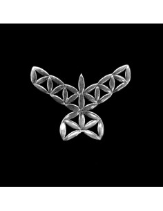 Pendentif plaqué argent -C62-