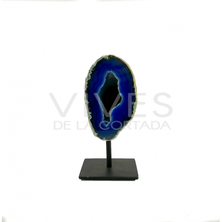 Piédestal en agate teintée