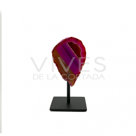 Piédestal en agate teintée