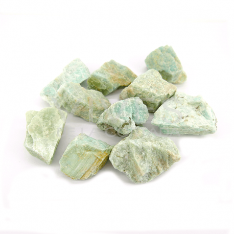 Amazonite Pequena em bruto pacote de 500gr