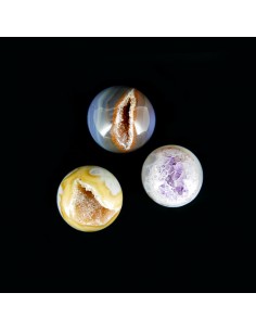 Esfera pequena de ágata natural