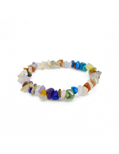 Bracelet Copeaux de minéraux mélangés