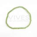 Bracelet of Peridot Faceted 3mm