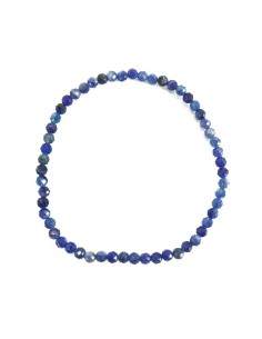 Bracelet cyanite à facettes 3mm 2