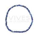 Pulsera de Cianita Facetada 3mm