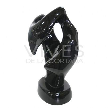 Sculpture en obsidienne arc-en-ciel FO3