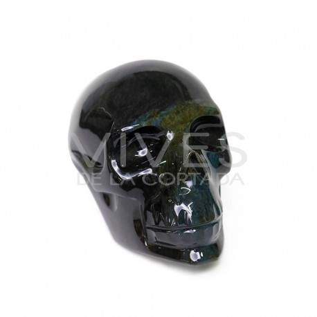 Obsidian Skull Rainbow Obsidian Skull Huichol Mantle