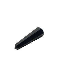 Masajeador de cuarzo blanco pequeños transparente (calidad extra)