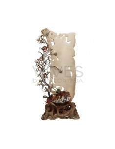 Fossil Deer Antler Carved in 925 Sterling Silver 2