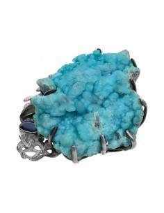 Pendentif hémimorphite en argent 925 2