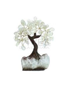 Tree of Quartz Small with Amethyst Druse Base 2