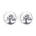 Boucles d'oreilles en plaqué argent (P3)
