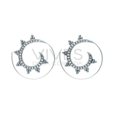 Boucles d'oreilles en plaqué argent (P9)