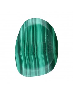 Galet Plat malachite