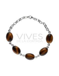 Pulseira de Olho de Tigre...