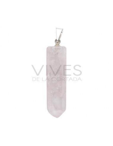 Polished Rose Quartz Point Pendant