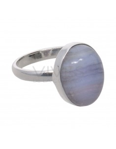 Medium Oval Chalcedony Ring...
