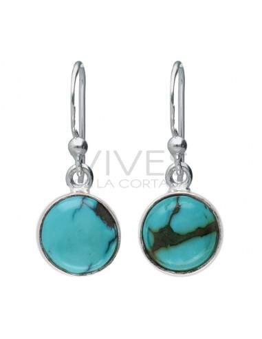 Turquoise en argent 925 sertie d'un...