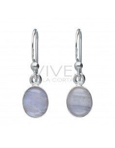 Chalcedony Oval Set in... 2