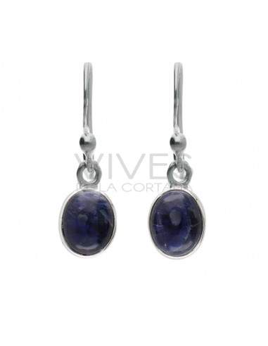 Sodalite Oval Set in Sterling Silver 925