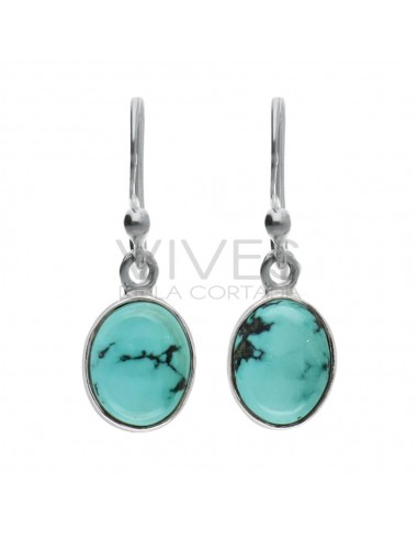 Turquoise Oval Set in Sterling Silver...