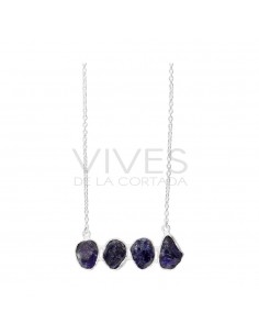 Rough Iolite Pendant in...