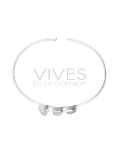 Brazalete de Aguamarina en Bruto en...