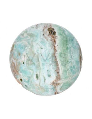 Blue Aragonite Sphere