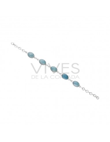 Medium Aquamarine Bracelet in...
